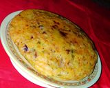 A picture of step 5 of Dibba roti or meenapa roti.