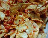 Foto langkah ke 7 dari resep Keripik Singkong Balado Khas Minang.