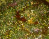 A picture of step 1 of Edikang Ikong soup. #Surprise.