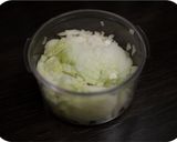 A picture of step 1 of Zucchini soup.