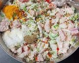 A picture of step 1 of Semolina Pakode.