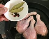 A picture of step 1 of Chicken Soup.