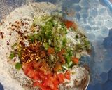 A picture of step 1 of Ragi-Jowar pizza paratha.