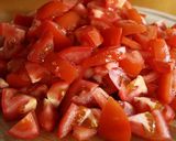 A picture of step 3 of Lauki Sabzi.