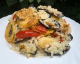 Foto del passaggio 5 della ricetta Patate riso e cozze (la tiella barese)