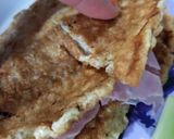 A picture of step 3 of Oat omelette for kids lunch.