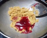 A picture of step 8 of Strawberry khoya hearts.