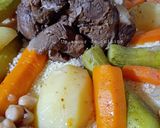 Une image de l'étape 15 de Couscous agneau légumes sauce blanche 🥣.