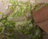 A picture of step 3 of Wild garlic spelt risotto.
