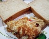 A picture of step 2 of Bread and Fried Vegetable Egg #teamabuja.