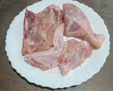 Foto del paso 1 de la receta: Pollo a la barbacoa con verdura