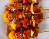Foto langkah ke 3 dari resep Beef Saikoro Shashlik.