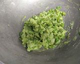 A picture of step 2 of Aloo Matar Tikki Chole Chaat.