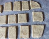Foto del paso 1 de la receta: Fosforitos: hojaldre relleno de jamón y queso