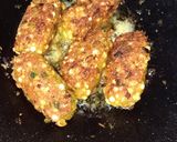 A picture of step 6 of Sabudana cutlets.