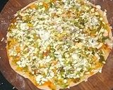 A picture of step 2 of Schezwan veggie roti Roll.