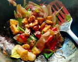 Foto langkah ke 3 dari resep Oseng Kikil Tempe Pedas.