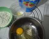 Foto langkah ke 1 dari resep Kue sarang Laba-laba coklat.