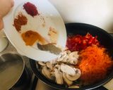 Foto del paso 2 de la receta: Briwat rellenas con verduras y atún🥟🥠