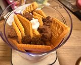 Cukormentes Áfonyás sajttorta recept fázis 1 fotója