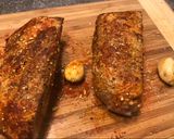 Egyben sült sertéskaraj sütőzsákban recept fázis 2 fotója