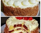 Foto del paso 6 de la receta: Torta de Choco-vainilla relleno de Ganache de Chocolate Blanco