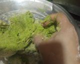 A picture of step 3 of Palak Ki Poori.