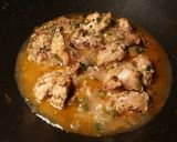 Foto del paso 19 de la receta Wok de arroz cremoso con pollo,en salsa de pate y pimientos