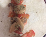 Foto del paso 1 de la receta: Sándwich rápido de tomate queso y champiñones