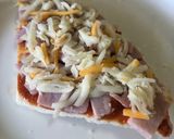 รูปขั้นตอนการทำที่ 4 ของ Pizza Ham Cheese โดย Air Fryer