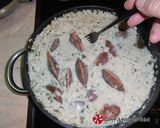 Φωτογραφία βήματος 17 της συνταγής Risotto με αχιβάδες και “αλάτι κύμινου και prosciutto"