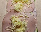 Töltött, rántott cukkinitekercs (vegán) recept fázis 3 fotója