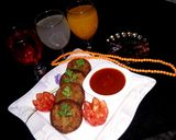 A picture of step 5 of White sauce kabab.