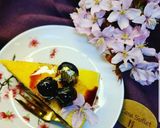 Pas rețetă Cheesecake cu sos de cireșe ❤🍽🌸🍒🍒🍒 1 fotografie