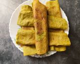 A picture of step 2 of Green moong dosa.
