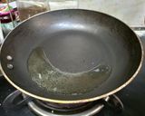 A picture of step 1 of Sweet potato halwa.