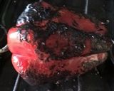 Foto del paso 1 de la receta: Brótola en crema de pimiento rojo con guarnición de arroz con vegetales