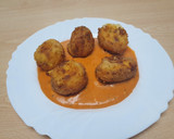 Foto del paso 6 de la receta: Huevos rellenos en salsa