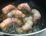 Foto del paso 3 de la receta: Camarones envueltos en tocino a la Sonorense
