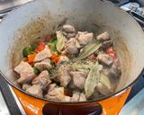 Une image de l'étape 19 de Porc confit aux figues, poivrons et tomates.