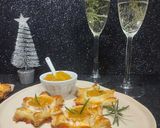 Foto do passo 1 de Estrelinhas folhadas com Queijo e Chutney