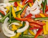 A picture of step 2 of Chicken Rasta Pasta.