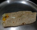A picture of step 7 of Fusion vegetable wraps.