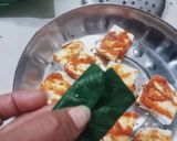A picture of step 5 of Arbi leaves Paneer pocket fritters.