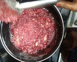 A picture of step 4 of Rajma Beetroot Burfi.