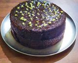 A picture of step 4 of Dark chocolate Cake.