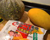 穌皮芒果+穌皮南瓜（素甜點）的食譜步驟1照片