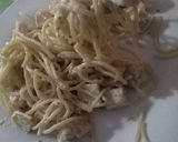 Foto del paso 7 de la receta: Espagueti con pollo a la crema
