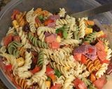 A picture of step 3 of Antipasto Salad.