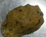 A picture of step 3 of Gatta Mathri.